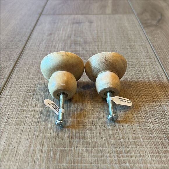 Anthropologie Sonali Wooden Knobs, Set of 2 - Picture 2 of 6